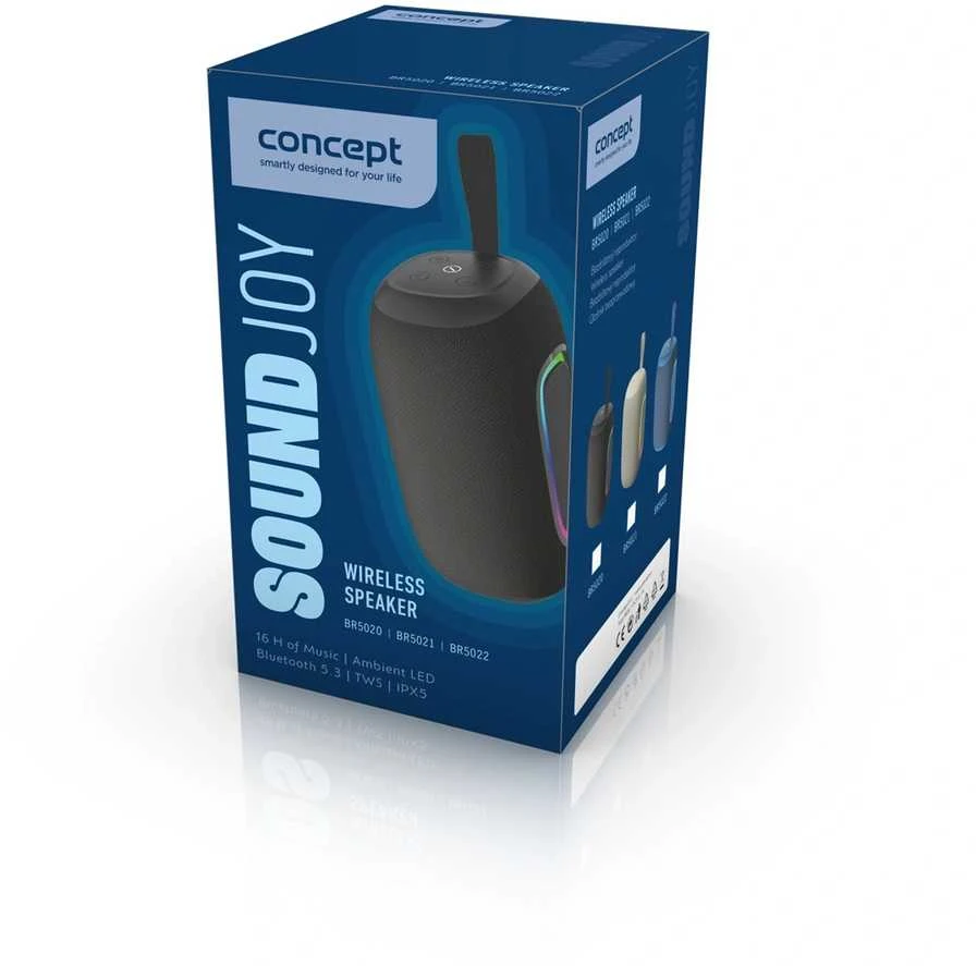 Belaidis garsiakalbis – nešiojama kolonėlė Concept SoundJoy BR5022