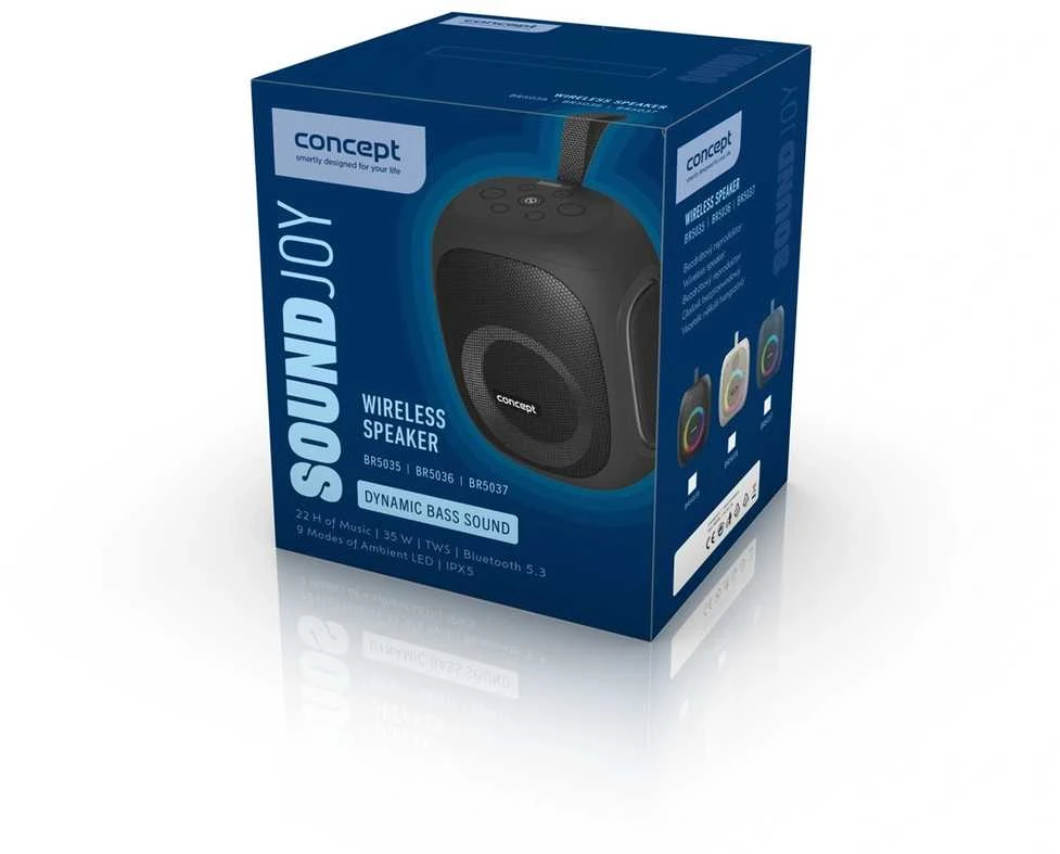 Belaidis garsiakalbis – nešiojama kolonėlė Concept SoundJoy BR5035