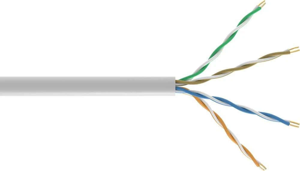 Conexpro UTP cable economy, CAT5e, PVC, 24 AWG, 305m, pilkas