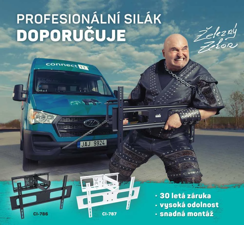 Connect IT BigMount sieninis laikiklis 40-90" plokščiam ekranui
