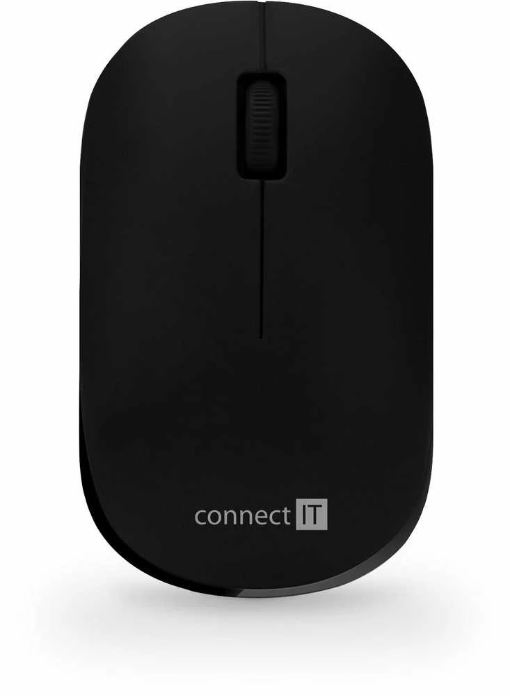 Klaviatūra Connect IT CKM-7800-CS Belaidė su pelė Juoda, maketas čekų, slovakų k.
