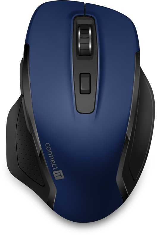 CONNECT IT dviguba belaidė „SmartSwitch“ pelė, USB-A + C, MĖLYNA
