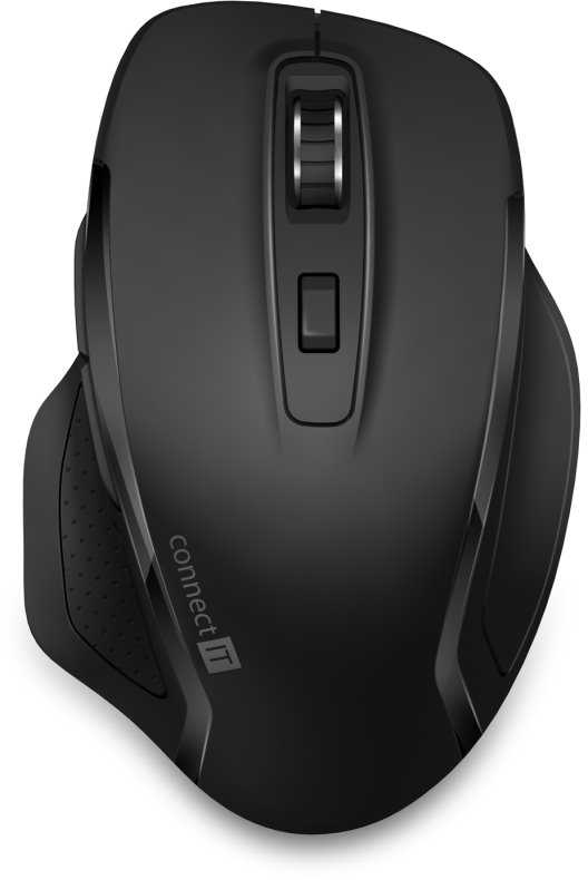 CONNECT IT Dual SmartSwitch belaidė pelė juoda