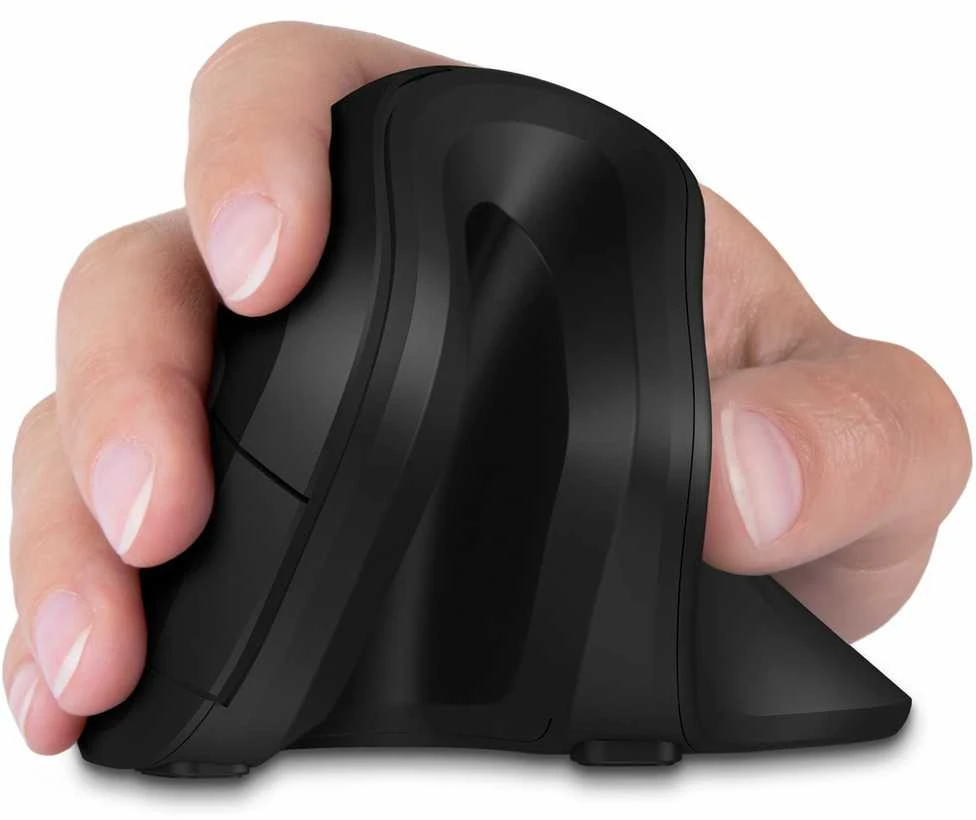Pelė Connect IT CONNECT IT FOR HEALTH ergonomiczna pionowa belaidė pelė juoda