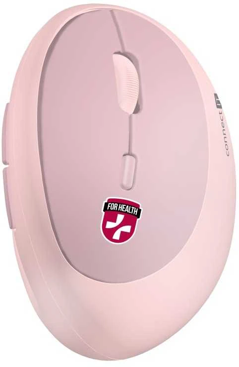 Pelė Connect IT CONNECT IT FOR HEALTH LADIES Rožinis Belaidė pelė pionowa ergonomiczna rožinė