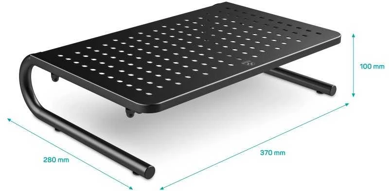 Laikiklis Connect IT CONNECT IT Podstavec pod monitorius/notebook For Health, juoda