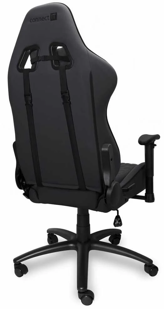 Connect IT Monaco Pro gaming chair pilkas and juodas