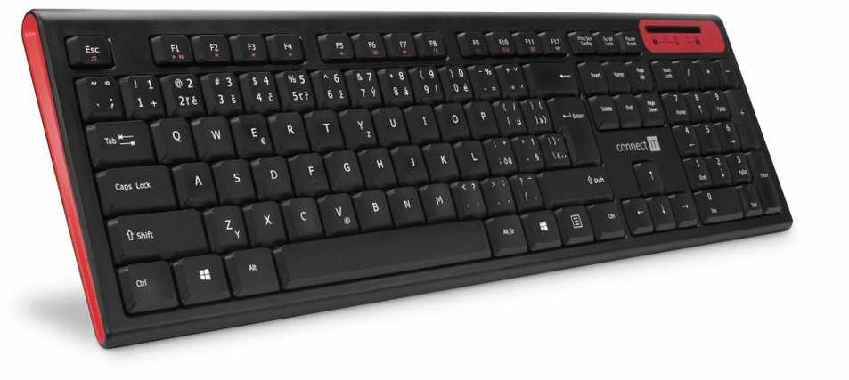 Connect IT CKB-3000-CS Belaidė klaviatūra, juodas