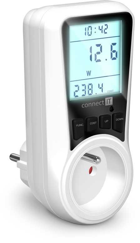 CONNECT IT PowerMeter Pro energijos suvartojimo matuoklis