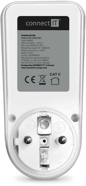 CONNECT IT PowerMeter Pro energijos suvartojimo matuoklis