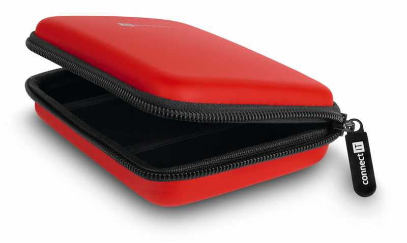 Connect It Prijunkite IT HardShellProtect 2,5" raudoną