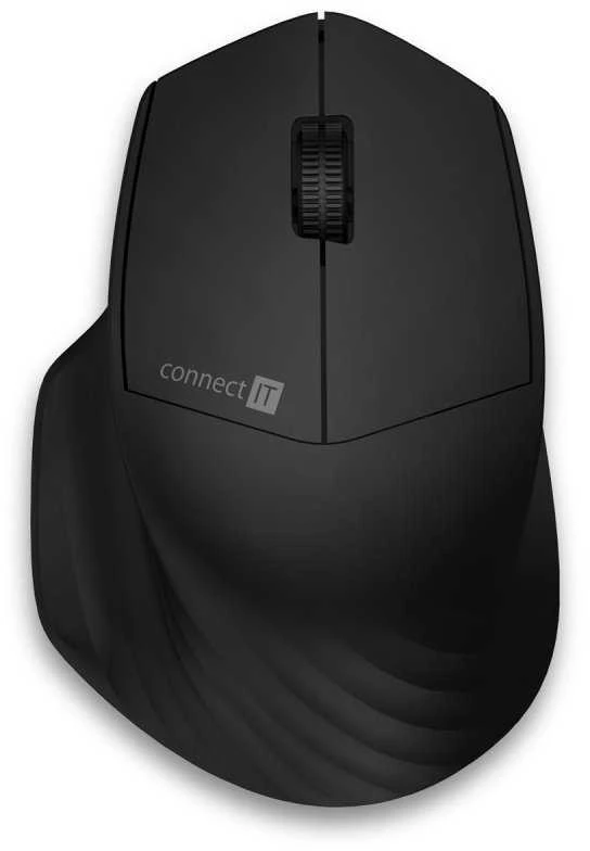 Connect IT CONNECT IT Triple SmartSwitch belaidė pelė, 2,4 GHz ir Bluetooth 5.0, juoda