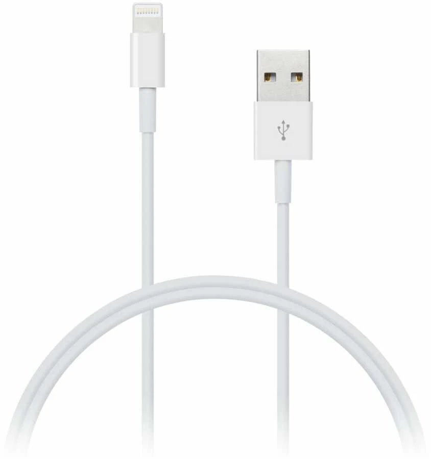 Kabelis USB Connect IT USB-A – Lightning 1 m Baltas (CI159)