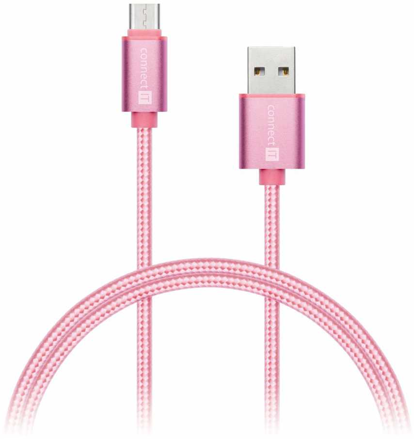 Connect IT Connect IT CI-667 kabelis USB USB 3.2 Gen 1 (3.1 Gen 1) 1 m USB C USB A Rožinė