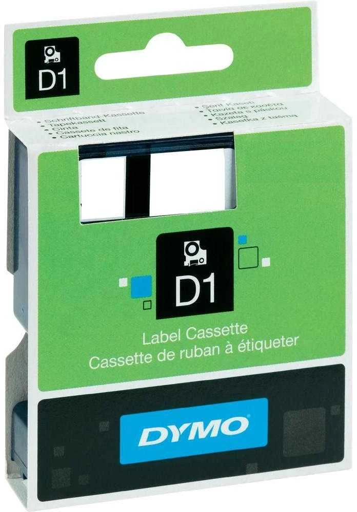 Juostelė DYMO D1 12mm x 7m, vinilinė, juoda ant balto / S0720530 45013