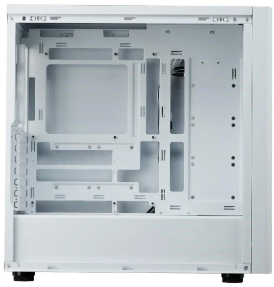 „Cooler Master Elite 502“ kompiuterio korpusas, „Midi-Tower“, ATX, ARGB, grūdintas stiklas - baltas