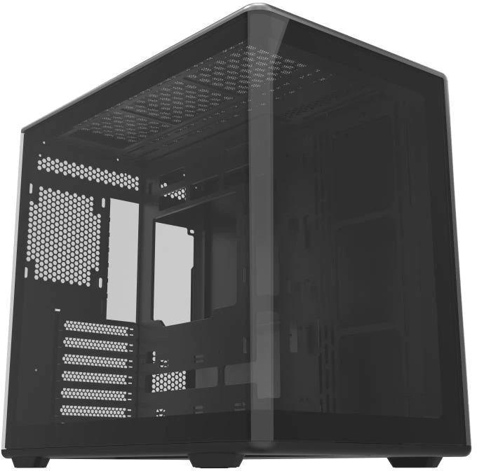 „Cooler Master Elite 600“ korpusas, ATX, permatomas šoninis skydelis, 4 x 120 mm ventiliatoriai, juodas
