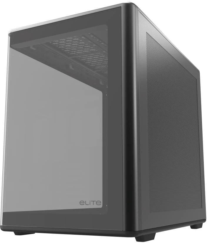 „Cooler Master Elite 600“ korpusas, ATX, permatomas šoninis skydelis, 4 x 120 mm ventiliatoriai, juodas