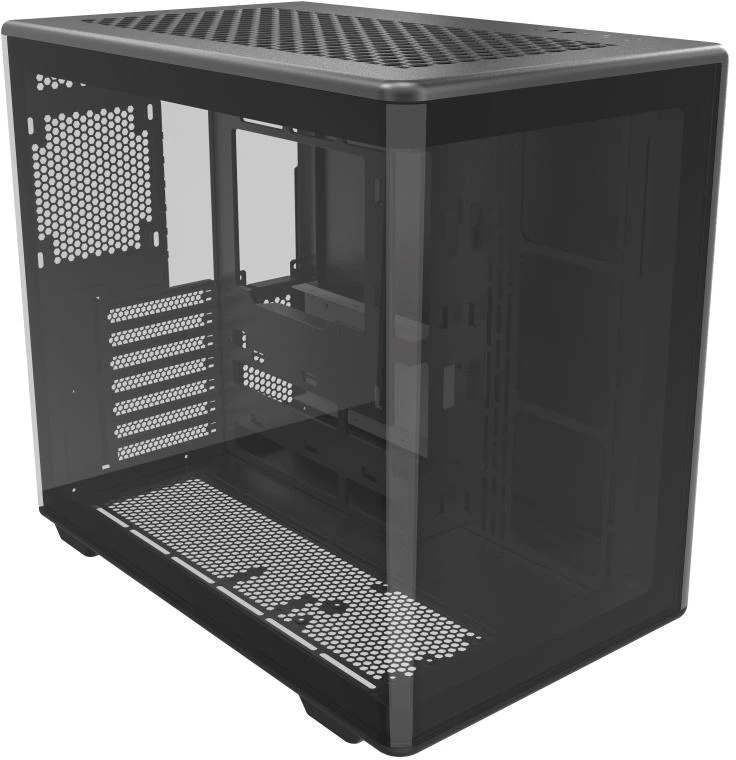 „Cooler Master Elite 600“ korpusas, ATX, permatomas šoninis skydelis, 4 x 120 mm ventiliatoriai, juodas