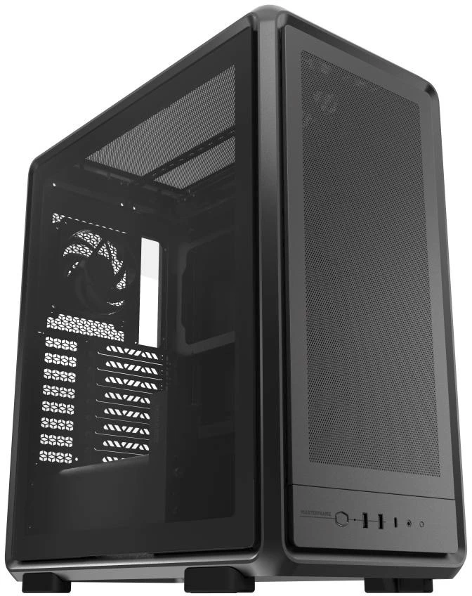 „Cooler Master MasterFrame 500 Mesh“ kompiuterio korpusas, Midi bokštas, E-ATX, grūdintas stiklas - juodas
