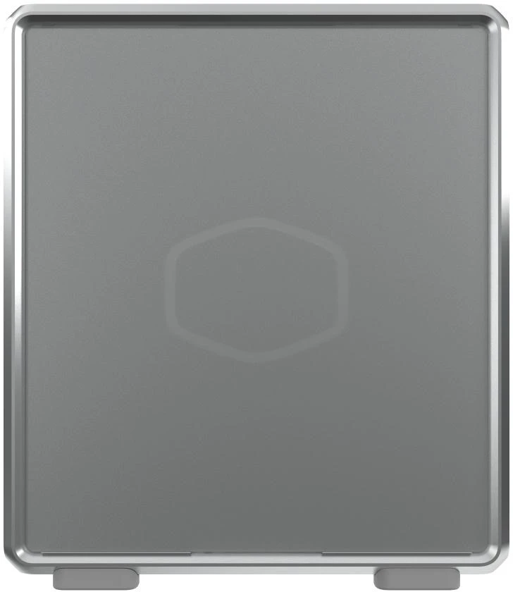 „Cooler Master“ korpusas „MasterFrame 500 Mesh“ sidabrinis, permatomas šoninis skydelis, ATX, 2x 200 mm ventiliatoriai, 1x 120 mm ventiliatorius, pilkas