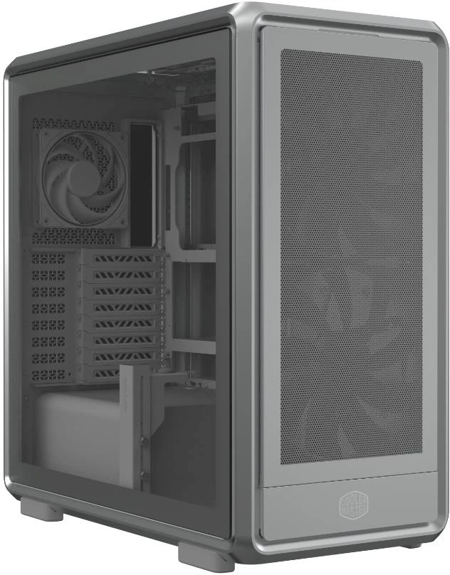 „Budowa Cooler Master MasterFrame 600 ARGB sidabrinė“ (MF600M-SGNN-S01)