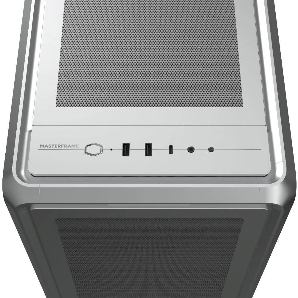„Budowa Cooler Master MasterFrame 600 ARGB sidabrinė“ (MF600M-SGNN-S01)