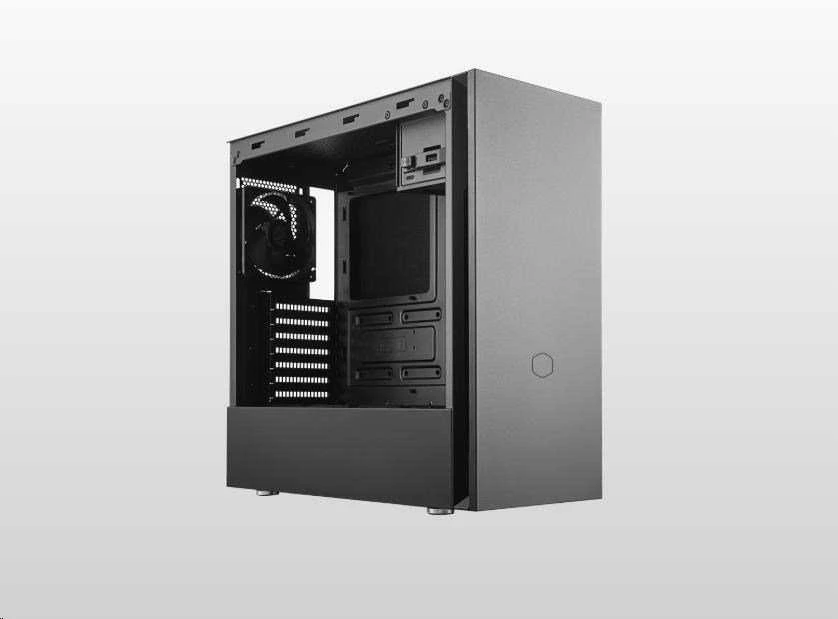„Cooler Master“ | „Silencio S600“ su plienine šonine panele | Juodas | Mini ITX, Micro ATX, ATX