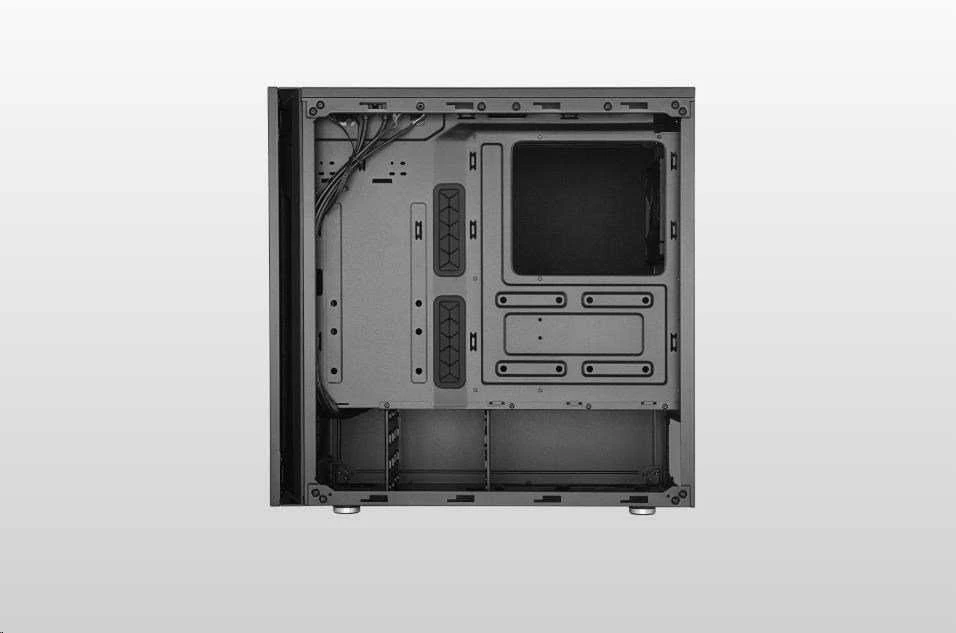 „Cooler Master“ | „Silencio S600“ su plienine šonine panele | Juodas | Mini ITX, Micro ATX, ATX
