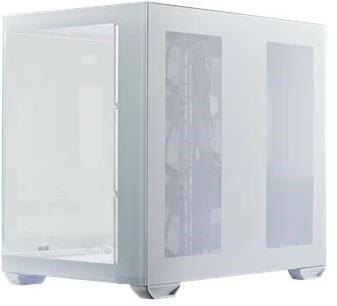 „Cooler Master Elite 681“ korpusas, ATX, permatomas šoninis skydelis, 4x 120 mm ARGB ventiliatoriai, baltas