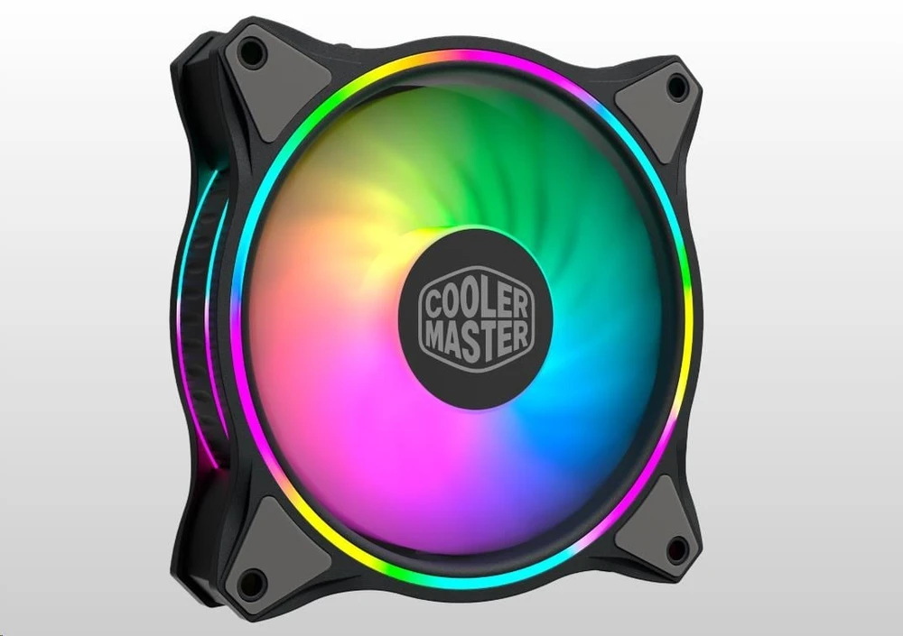 Cooler Master MasterFan MF120 Halo Kompiuterio korpusui Ventiliatorius 12 cm Juoda, Pilka