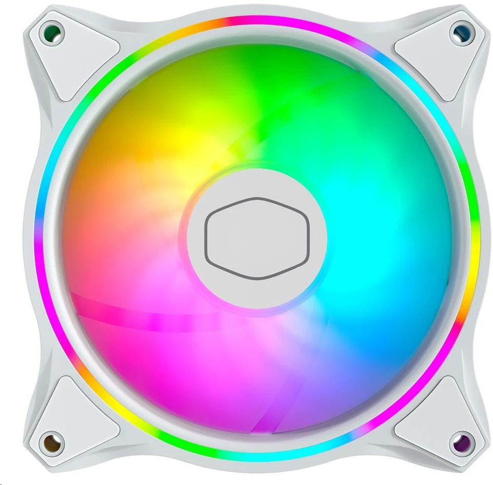 „Wentylator Cooler Master MasterFan MF120 Halo 3-pack + Hub“ (MFL-B2DW-183PA-R1)