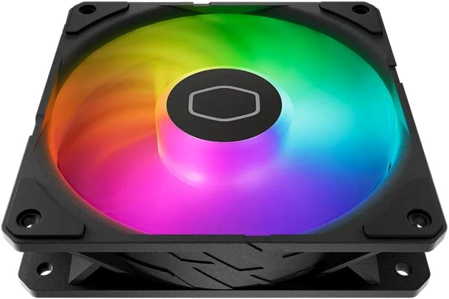 „Cooler Master Cooler Master SickleFlow Edge 120 ARGB“ ventiliatorius (juodas)