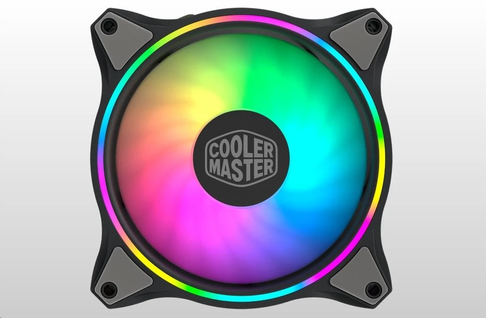 Cooler Master MasterFan MF120 Halo Kompiuterio korpusui Ventiliatorius 12 cm Juoda, Pilka