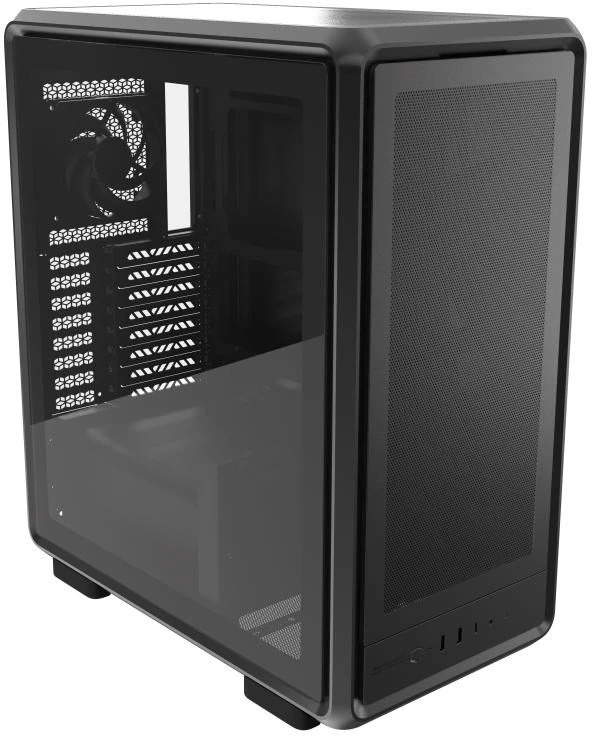 „Cooler Master MasterFrame 500 Mesh“ kompiuterio korpusas, Midi bokštas, E-ATX, grūdintas stiklas - juodas