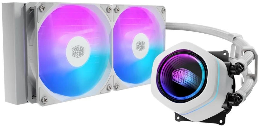 Vandens aušinimas „Cooler Master“ „Cooler Master“ „MasterLiquid Core Nex“ skaitmeninis procesorius „viskas viename“ skysčio aušintuvas 12 cm Juodas 1 vnt.