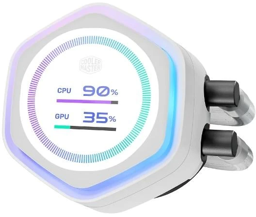 „Cooler Master MasterLiquid Atmos II 240 LCD“ vandens aušinimas (MLX-D24M-A25SZ-LW)