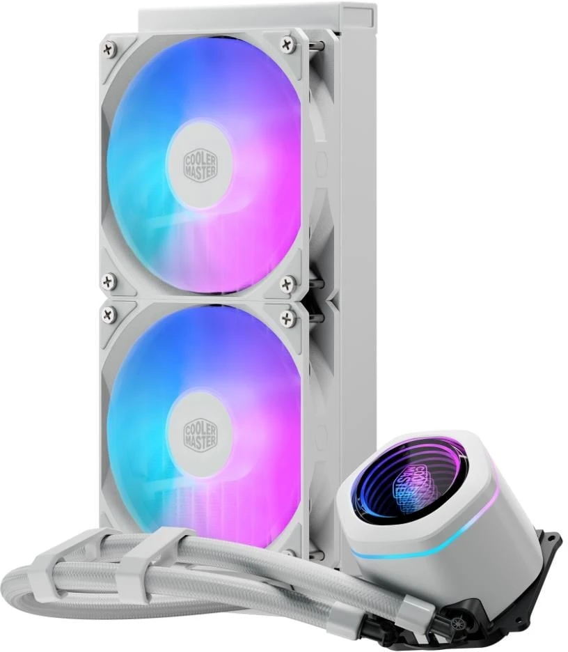 Vandens aušinimas „Cooler Master“ „Cooler Master“ „MasterLiquid Core Nex“ skaitmeninis procesorius „viskas viename“ skysčio aušintuvas 12 cm Juodas 1 vnt.