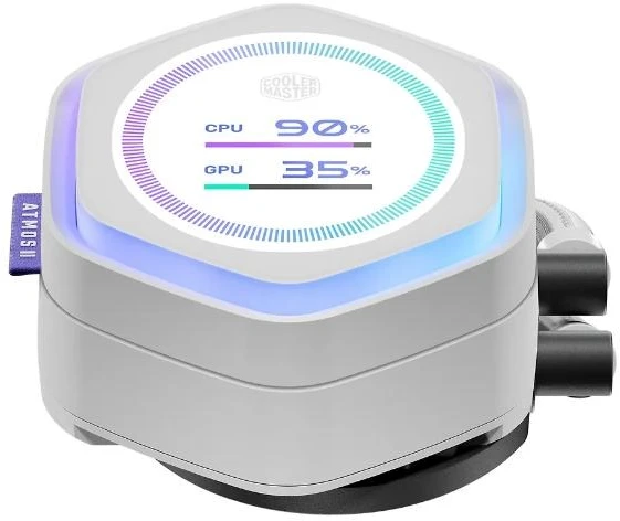 „Cooler Master MasterLiquid 360 Atmos II LCD“ vandens aušinimas (MLX-D36M-A25SZ-LW)