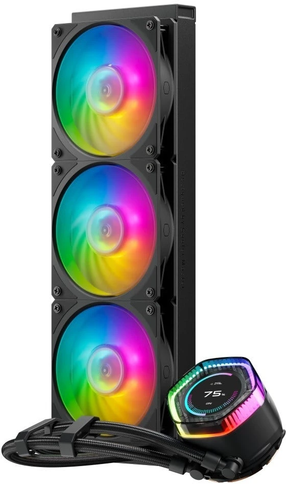 Procesoriaus Aušintuvas - Cooler Master MasterLiquid 360 ION 3 Ventiliatoriai Juodas