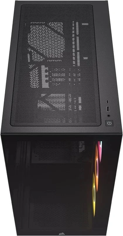 Corsair 2800X RS-R ARGB PC Case, Mini Case, mATX, Tempered Glass – including 3x 120mm Fans, Juoda