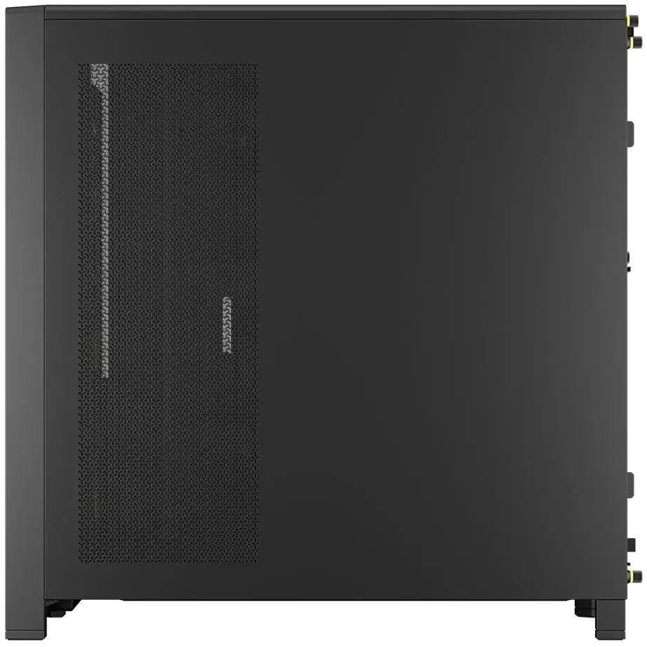 CORSAIR FRAME 4000D LCD RS kompiuterio korpusas, vidutinio dydžio bokštas, ATX, ARGB, grūdintas stiklas – Juodas