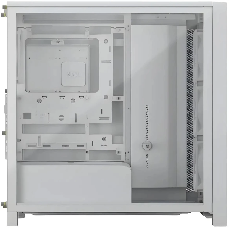 „Corsair FRAME 4000D RS“ medinis kompiuterio korpusas, „Midi-Tower“, E-ATX, medinis, baltas
