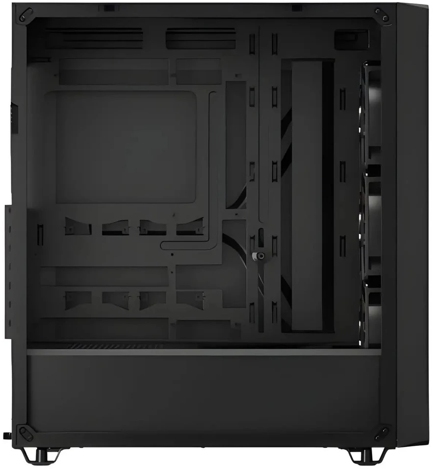 Corsair FRAME 4000D RS medinis kompiuterio korpusas, Midi-Tower, E-ATX - medinis, juodas