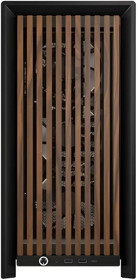 Corsair FRAME 4000D RS medinis kompiuterio korpusas, Midi-Tower, E-ATX - medinis, juodas