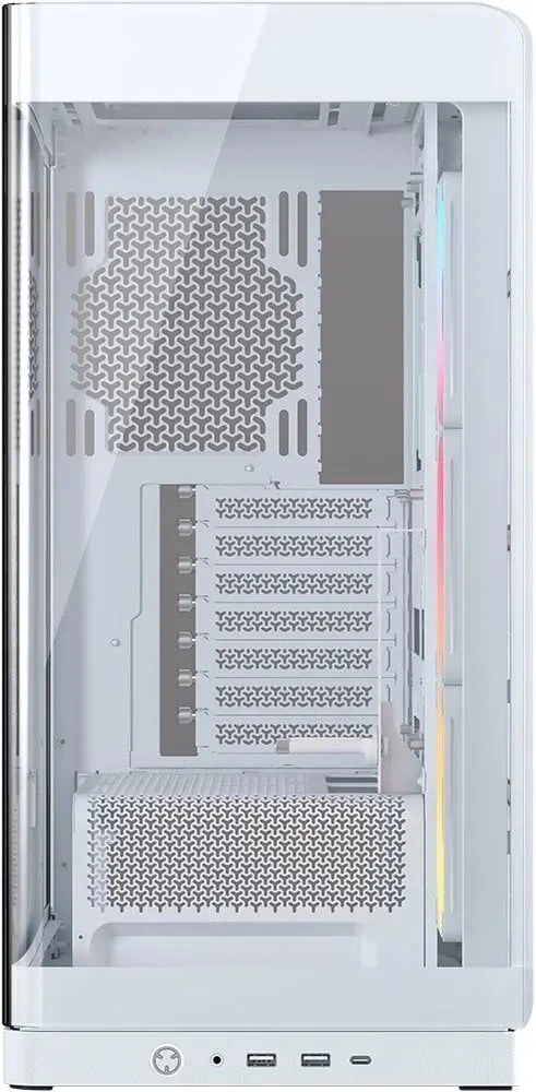 „Corsair FRAME 4500X LX-R RGB“ kompiuterio korpusas, vidutinio dydžio bokštas, E-ATX, grūdintas stiklas – Baltas