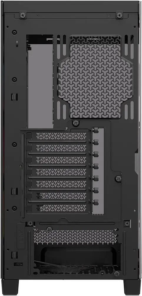 „Corsair FRAME 4500X LX-R RGB“ kompiuterio korpusas, „Mid-Tower“, E-ATX, grūdintas stiklas – Juodas