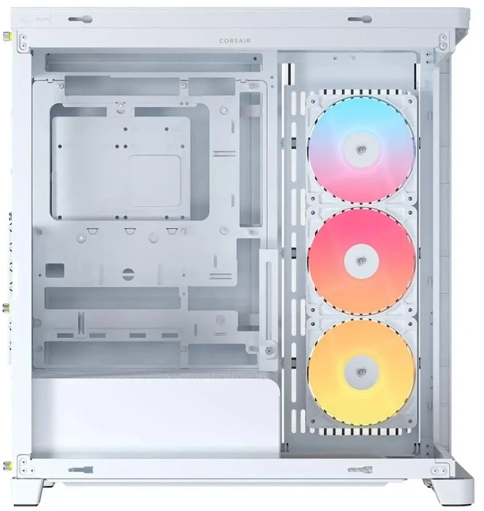 „Corsair FRAME 4500X RS-R ARGB“ korpusas, „Mid-Tower“, E-ATX, grūdintas stiklas – Baltas