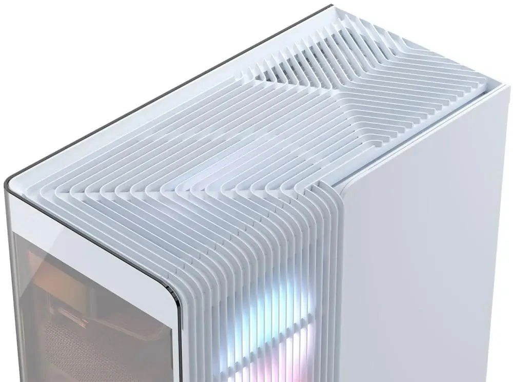 „Corsair FRAME 4500X RS-R ARGB“ korpusas, „Mid-Tower“, E-ATX, grūdintas stiklas – Baltas