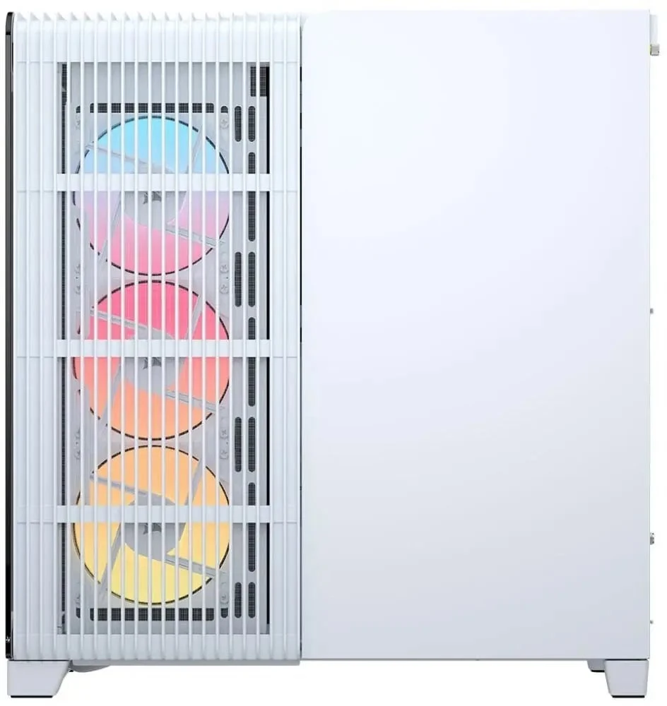 „Corsair FRAME 4500X RS-R ARGB“ korpusas, „Mid-Tower“, E-ATX, grūdintas stiklas – Baltas